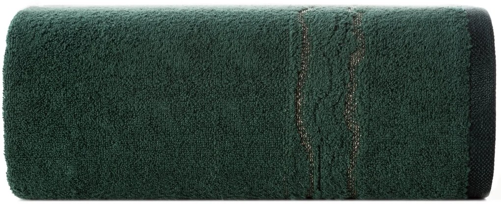 BAVLNENÝ UTERÁK KARIN SADA 6KS 50X90 CM TMAVOZELENÁ