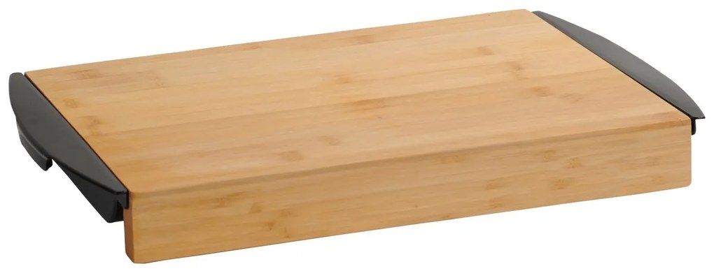 Kesper 58350 Bambusová doštička s odkladacími miskami, biela, 41 x 25,5 x 4 cm