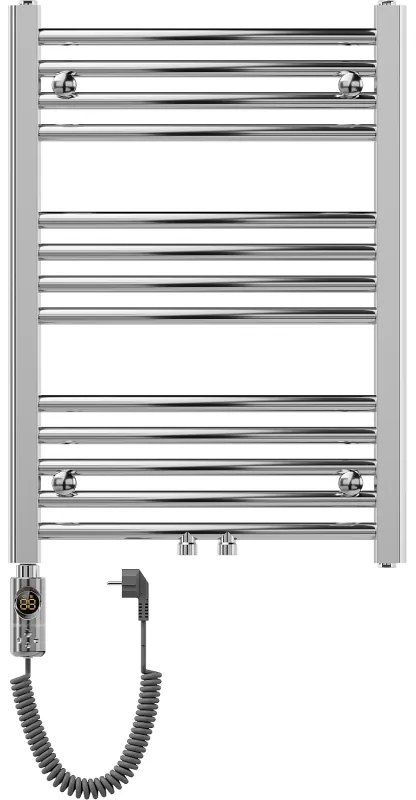 Mexen Ares, elektrické vykurovacie teleso 700 x 500 mm, 300 W, chrómová, W102-0700-500-2300-01