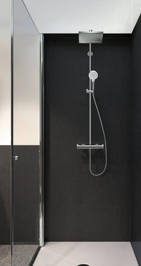 Hansgrohe Crometta E, Showerpipe 240 1jet s termostatom, chróm, HAN-27271000