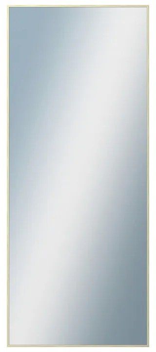 DANTIK - Zrkadlo v rámu, rozmer s rámom 50x120 cm z lišty Hliník zlatá lesklá (7001001)