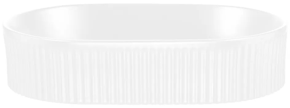 Súprava keramického umývadla na dosku a výpuste Beyond 5 biela