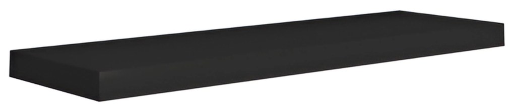 Linder Exclusiv Nástenná polica 100x23,5 cm Čierna