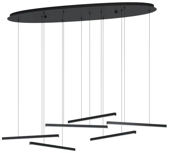 Eglo 39915 - LED Stmievateľný luster na lanku LINDOZA 6xLED/8,4W/230V 3000K