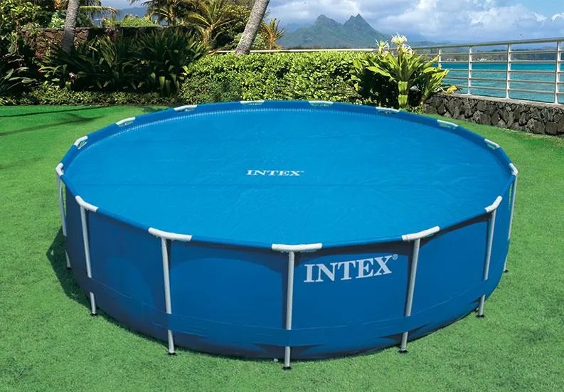 Solárna plachta Intex 549 cm kruhová modrá