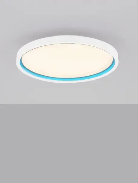 Moderné stropné svietidlo Chet RGB 39 s diaľkovým ovládaním