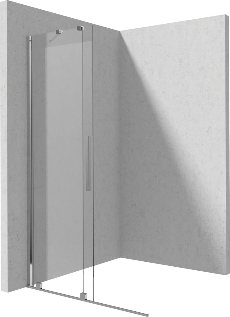 Deante Sprchová zástena Walk-in Prizma, posuvná - KTJ 034R 140 cm, chróm - bez vaničky