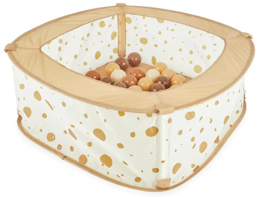 Bieco - Samorozkladací suchý bazén + 50 loptičiek