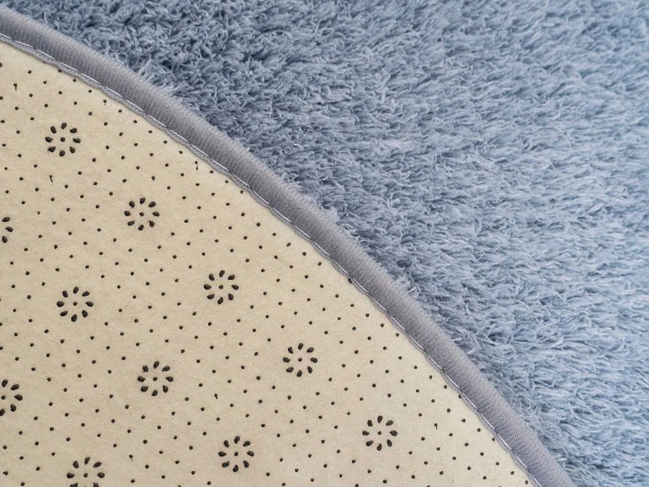 Sivý okrúhly koberec Alpaka Rozmer: 80 cm