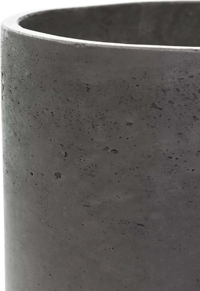Kvetináč CHICO, sklolaminát, výška 31 cm, antracit