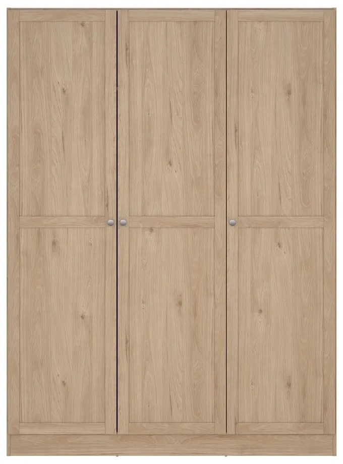 Šatníková skriňa v dekore duba v prírodnej farbe 147x200 cm Billund – Tvilum