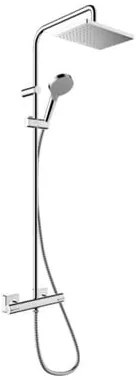 Hansgrohe Vernis Shape sprchový systém na stenu s termostatickou batériou chróm 26097000