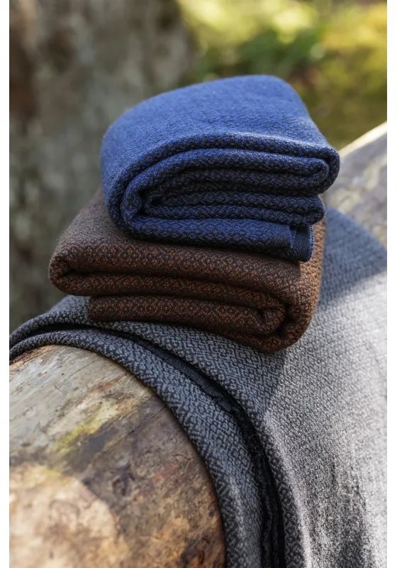 Merino deka Koli 135x170, čierno-modrá