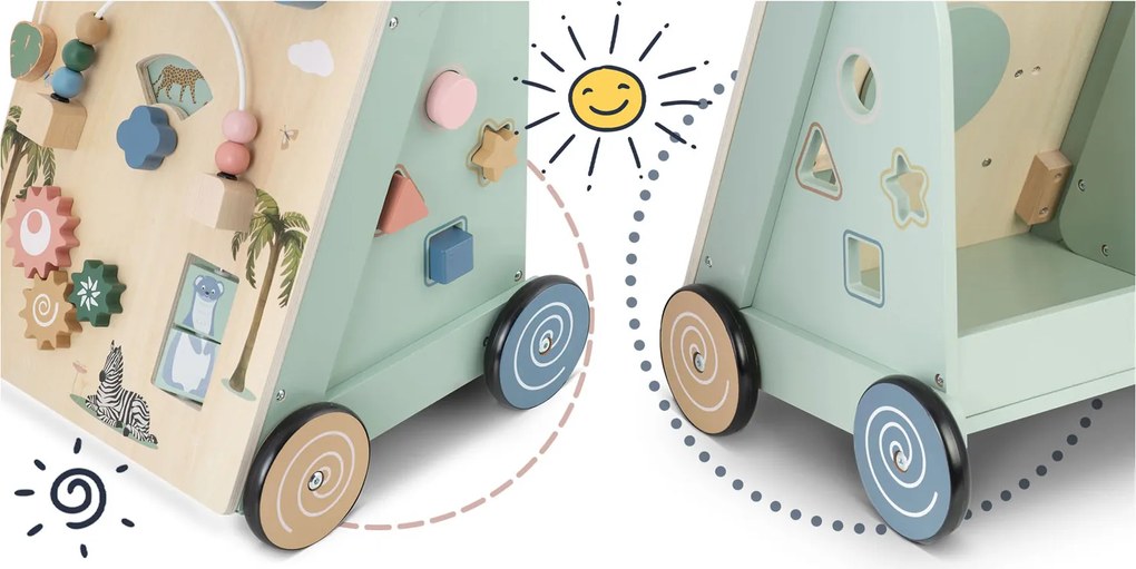 Drevené chodítko Nukido NK-857