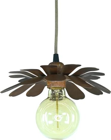 Bohemia-Design - Závesné svietidlo na lankách 1xE27/60W/230V bronzové