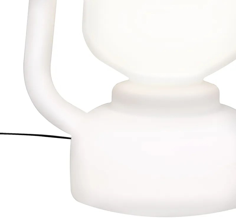 Stojaca lampa biela 110 cm IP44 - Storm Extra Large