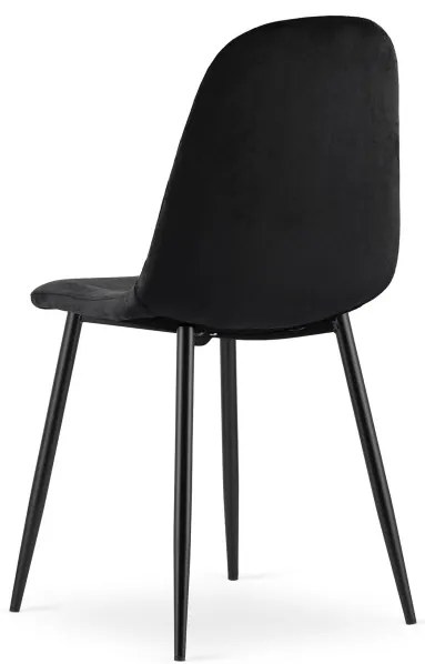 Jedálenská stolička ASTI čierna