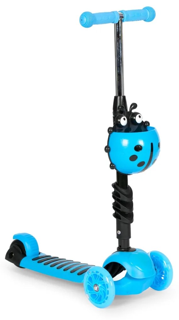 Balančná kolobežka pre deti EcoToys lienka 5v1 modrá