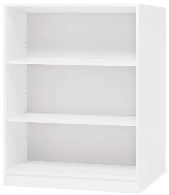 Knižnica THEO, 1250x1000x600 mm, biela