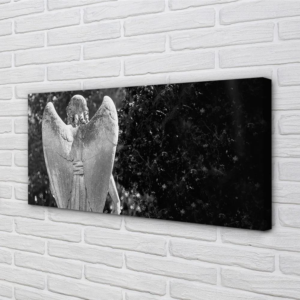 Obraz na plátne Anjel krídla strom 140x70 cm