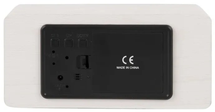 Designové LED hodiny - budík 5879WH Karlsson 15cm