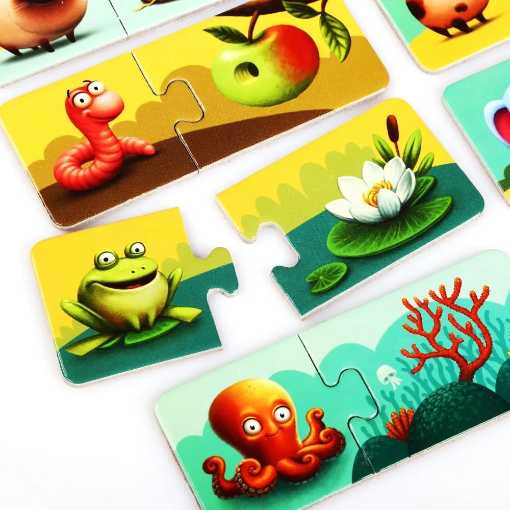 Puzzlika 13074 Môj domov - náučné puzzle 20 dielikov