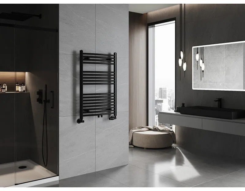 Mexen Ares, vykurovacie teleso 900 x 600 mm, 433 W, čierna, W102-0900-600-00-70