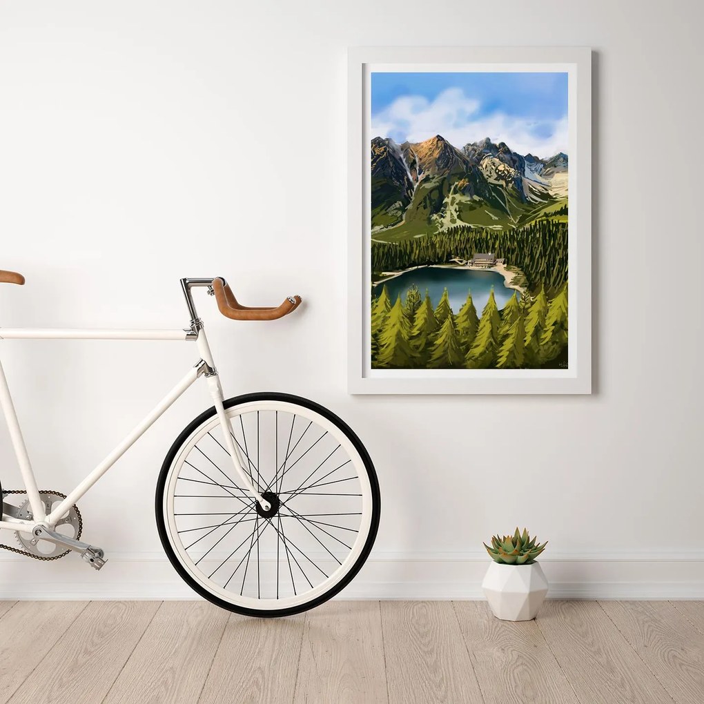 Poster Popradské pleso - Poster A3 bez rámu (27,9€)