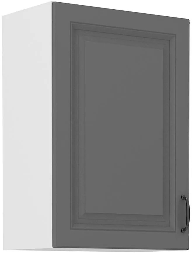 Kuchynská skrinka Stilo dustgrey/biely 50g/72 1f