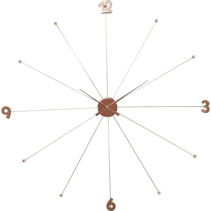 InternetovaZahrada - Kare Design Nástenné hodiny Umbrella Rose Gold