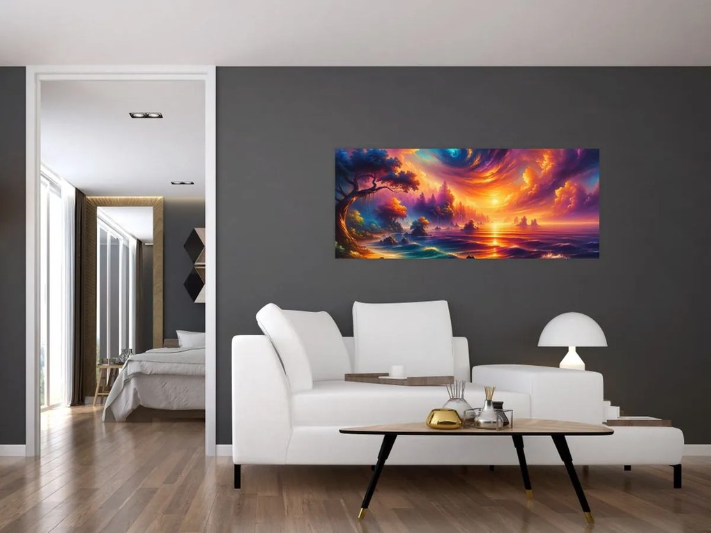 Obraz - Magický svet (120x50 cm)