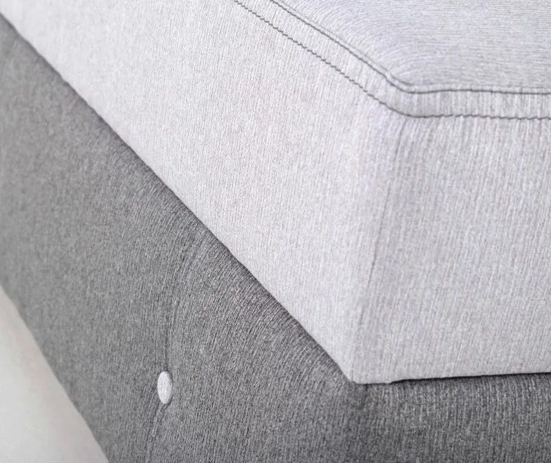 Čalúnená postel KARO, 200x180 Šedá - vogue 14