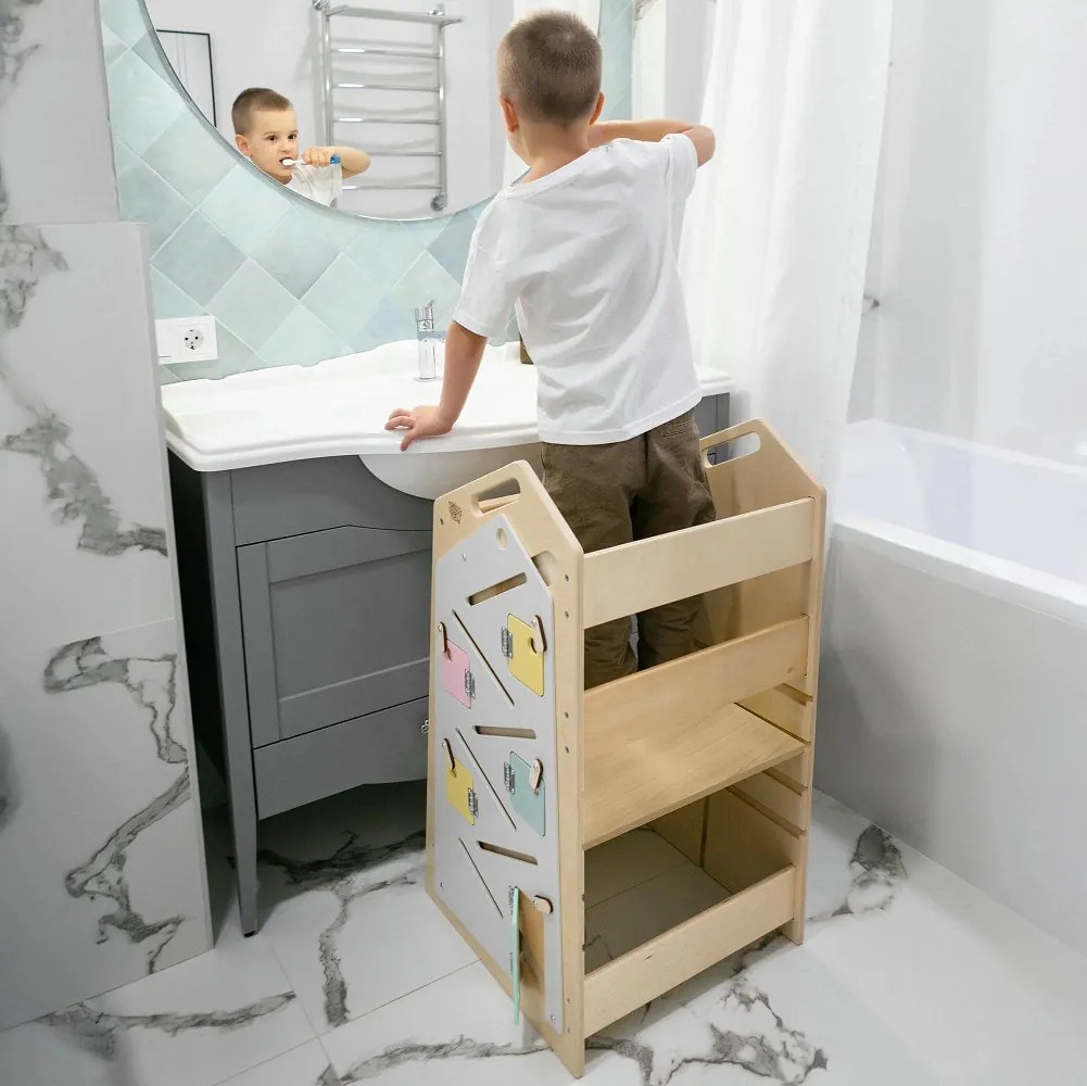 Rastúca učiaca veža 5v1 Play XL 89 cm