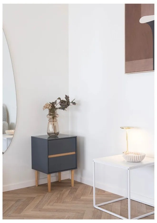 Svetlohnedá sklenená váza (výška 31 cm) – House Nordic