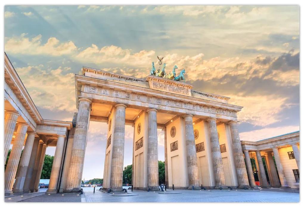 Obraz - Brandenburská brána, Berlín, Nemecko (90x60 cm)