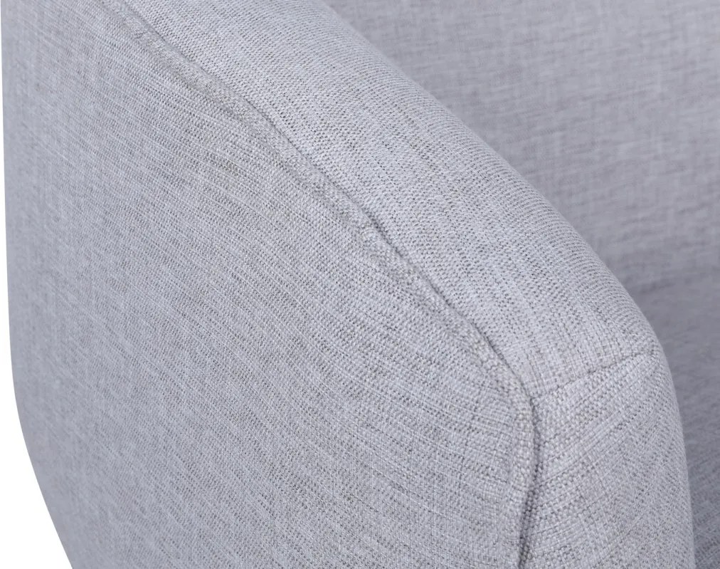 Křeslo Piccoli šedé/černé