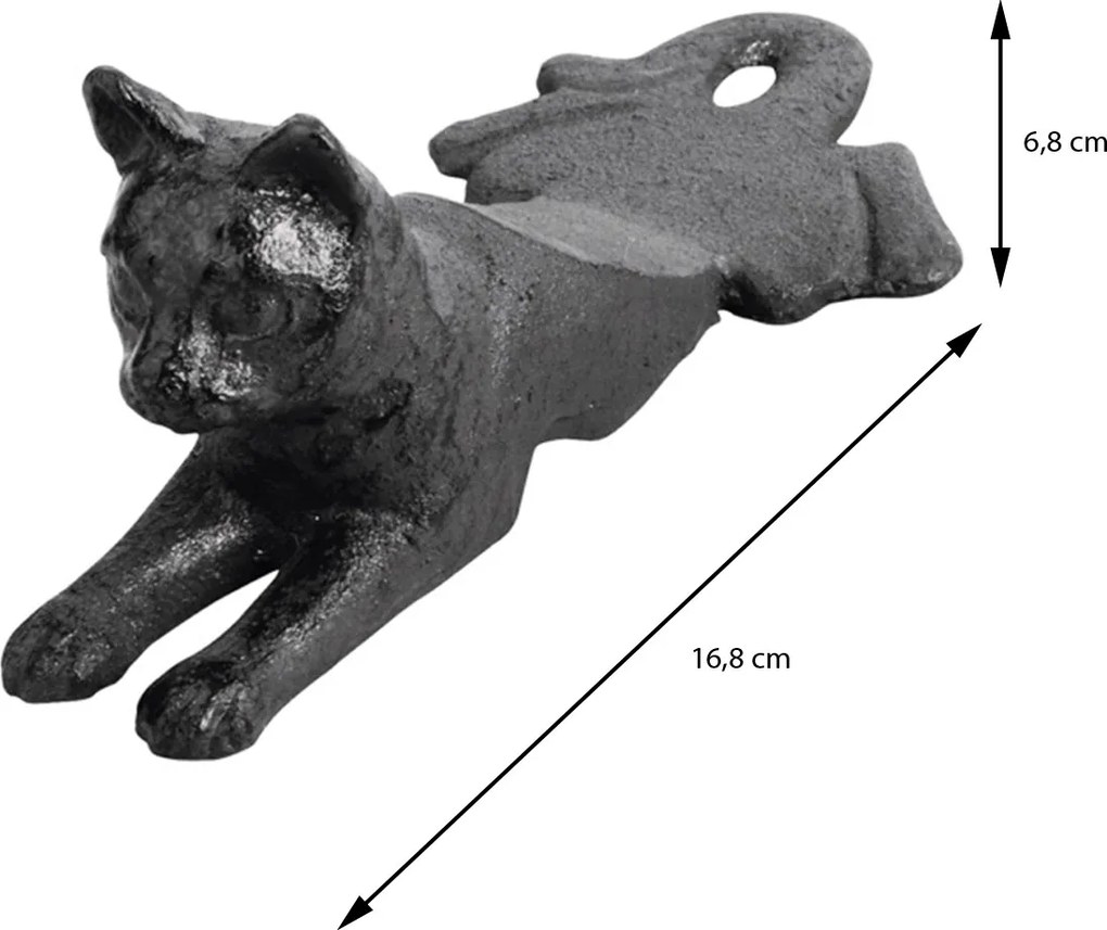 Zarážka do dverí Cat, 6,8x16,8 cm