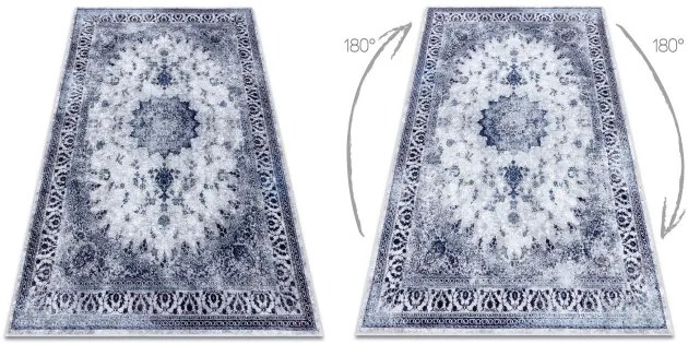 Koberec MIRO 51822.812 Rozeta, ramka granát