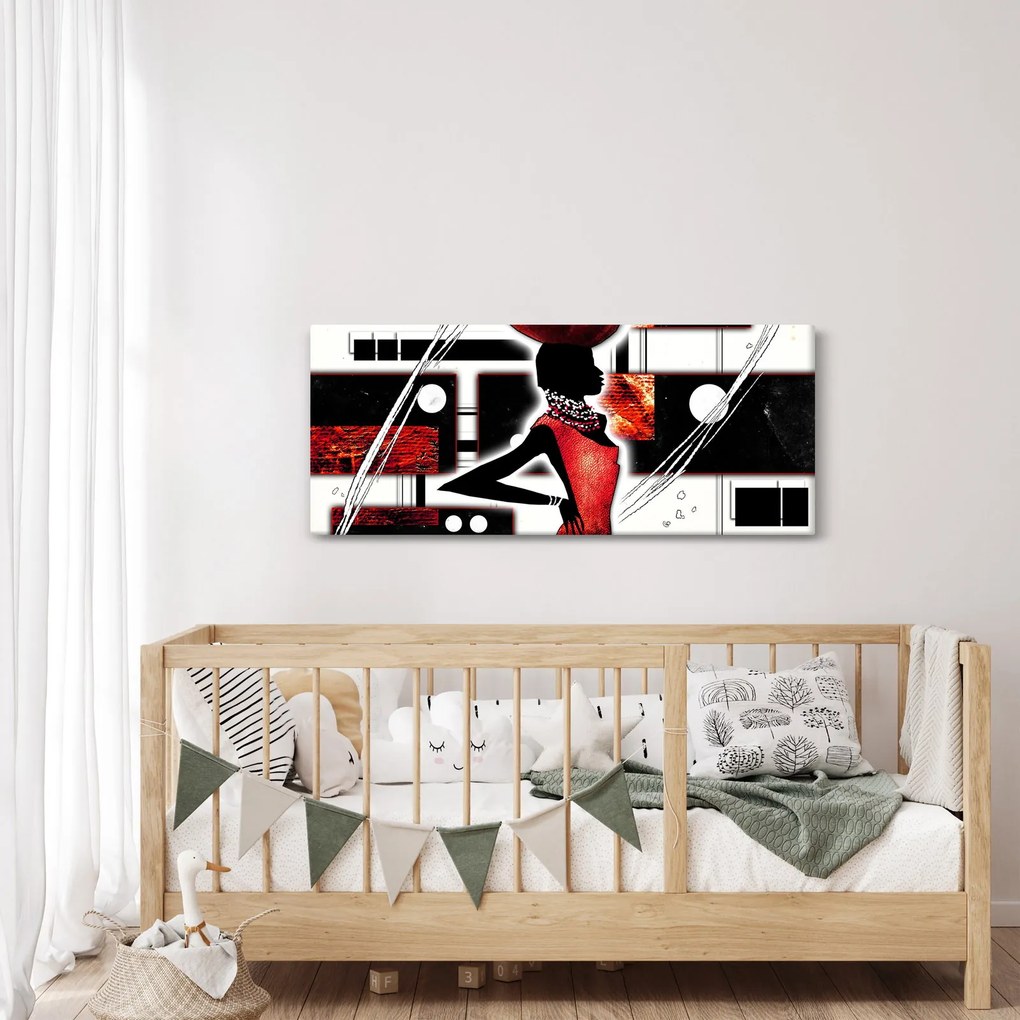 Obraz maľby starovekej dámy (120x50 cm)