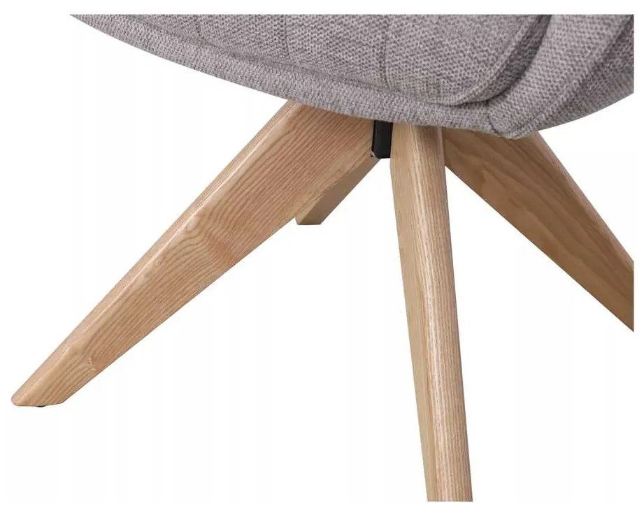 Jedálenská stolička Azalia D II, sivá / dub