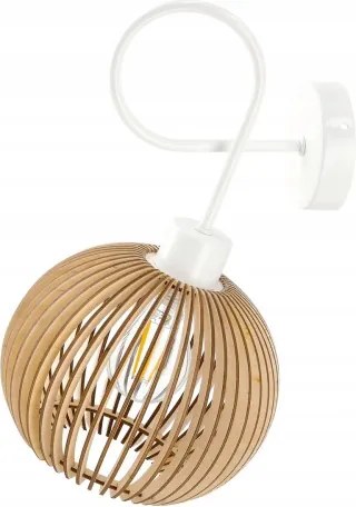 Drevená stropná nástenná lampa luca