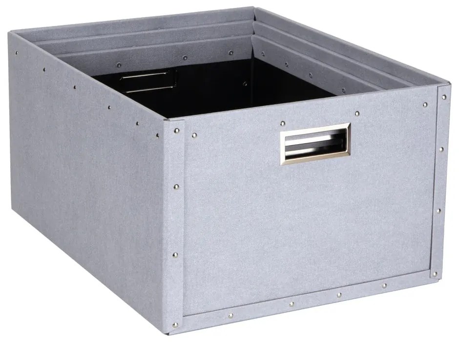 Svetlosivé kartónové úložné boxy v súprave 3 ks Ture – Bigso Box of Sweden