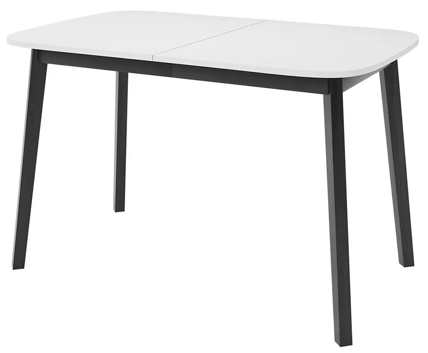 Jedálenský stôl Grazpen S 130x80, Farby:: biela / čierna