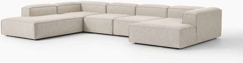 XL modulárna pohovka zo zmesi ľanu