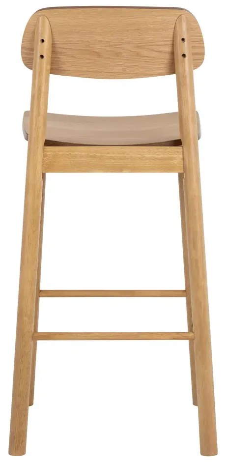 Barová židle Lenny z masivu dub přírodní