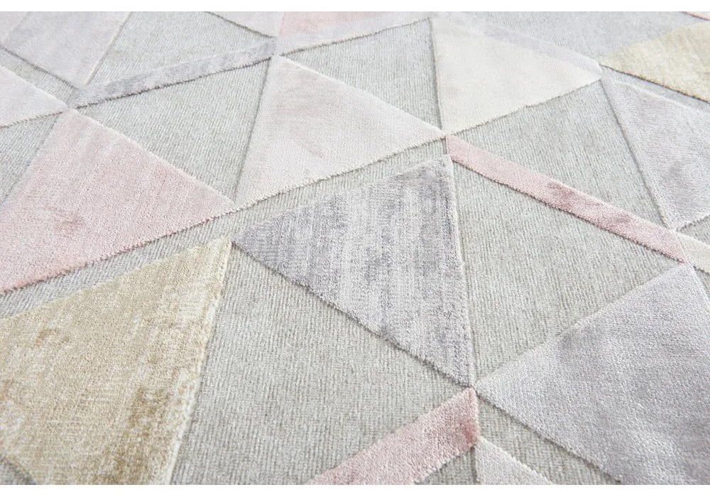 Sivý koberec Universal Margot Triangle, 120 x 170 cm