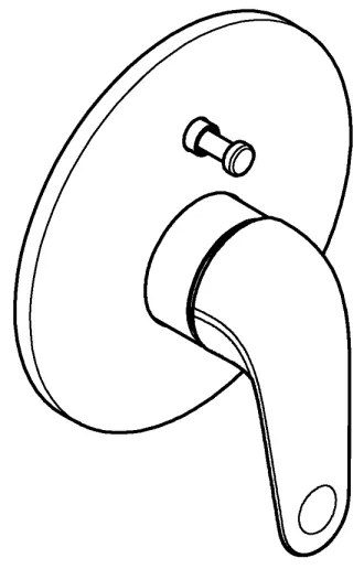 GROHE 24336001 - Vaňová batéria SWIFT DN 15 lesklý chróm