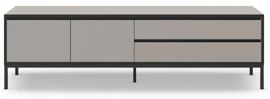Sivo-béžový TV stolík 180x55 cm Lorenza – Marckeric