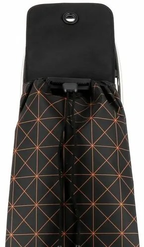 Rolser Nákupná taška na kolieskach I-Max Star 2, čierno-oranžová
