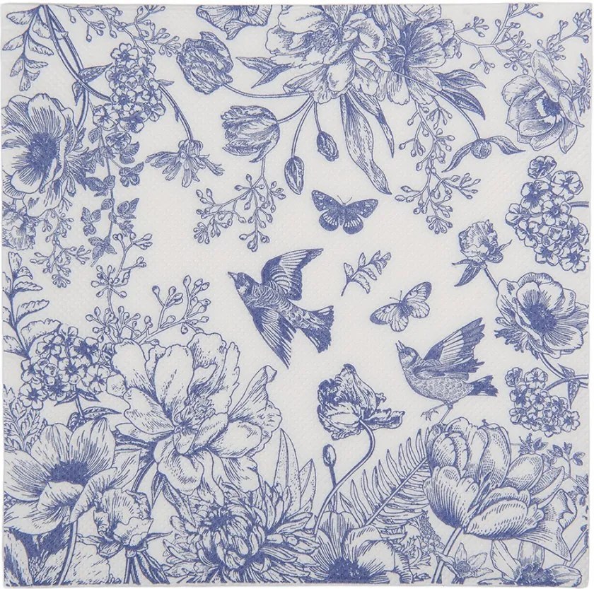 Napkins Paper Set Of 20 33x33 Cm White Paper - 33*33 cm (20)